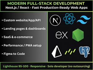A full stack nextjs react app with perfect lighthouse performance