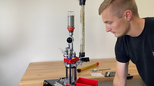 Inline Bullet Feed die only and kit on Six Pack Pro