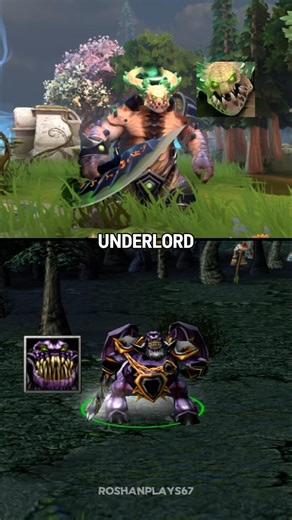 Сравнение моделей Dota 1 и Dota 2 - PitLord, Нага, Боник, Урса, Лион #dota2