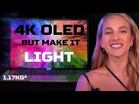 Acer Swift Edge - 4K OLED screen with plenty of battery life and just 1.2kg