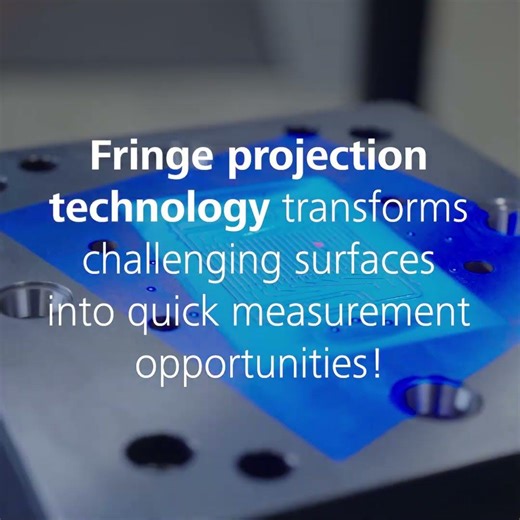 Fringe projection technology enables the quick inspection of challenging surfaces!
