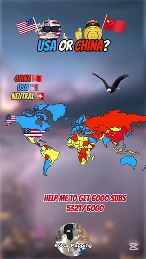 USA or China? #map #mapping #mapper#geography #history #USA#china#Countries#Fyp#Flags#World#shorts