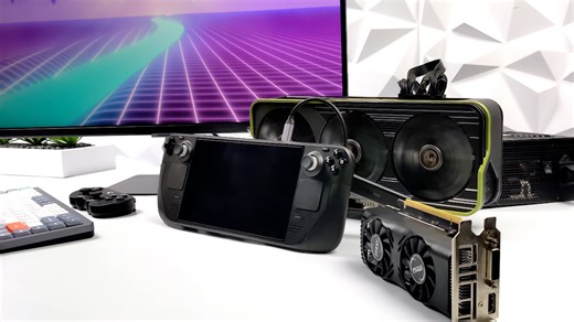 This Steam Deck is powered by a 4K desktop graphics card