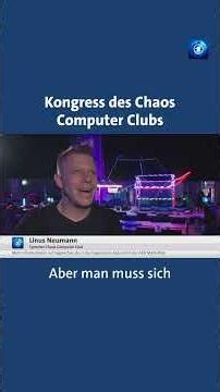 Kongress des Chaos Computer Club: Kritik an großen Internetkonzernen #tagesschau #nachrichten