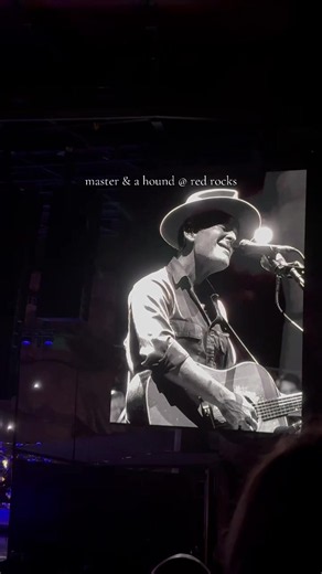 Gregory Alan Isakov Master & a Hound Red Rocks live
