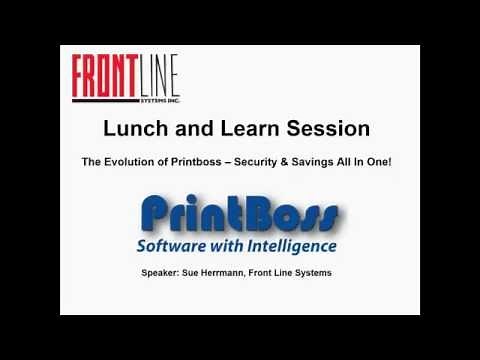 Introduction to PrintBoss Software