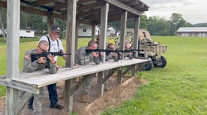 FIRING TRACERS 2! Tracer ammunition, or tracers, are bullets or cannon-caliber projectiles that are built with a small pyrotechnic charge in their base. When fired, the pyrotechnic composition is ignited by the burning powder and burns very brightly, making the projectile trajectory visible to the naked eye during daylight, and very bright during nighttime firing. This allows the shooter to visually trace the trajectory of the projectile and thus make necessary ballistic corrections, without hav