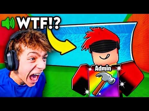 Using ADMIN COMMANDS to TROLL YOUTUBER in Escape Tsunami