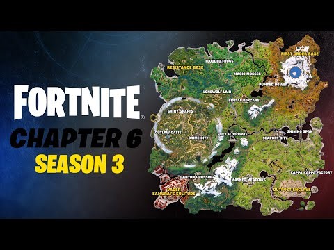 Fortnite Chapter 6 Season 3 Map