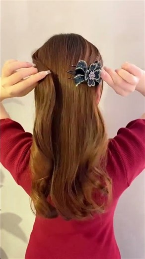 Nice simple style but very beautiful\\Beautiful Hairstyles/Amazing Hair Transformations