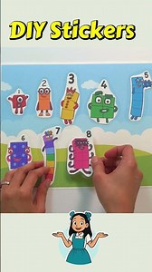 DIY NUMBERBLOCKS STICKERS | Count 1 to 10 | Counting for Toddlers and Preschoolers