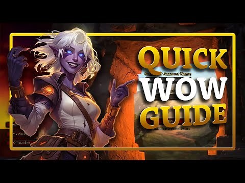 Quick WoW Beginner Guide 2025