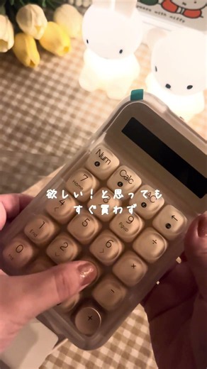 ꒰ 購入品紹介 ꒱ インスタでバズってた電卓買いました