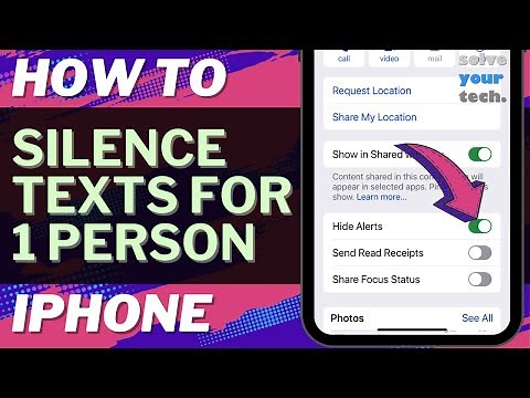 iOS 17: How to Silence Text Notifications for One Person on iPhone