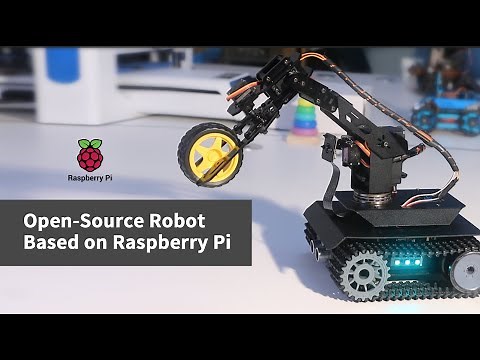 Adeept RaspTank Pro - Smart Robot Car Kit for Raspberry Pi with Robotic Arm