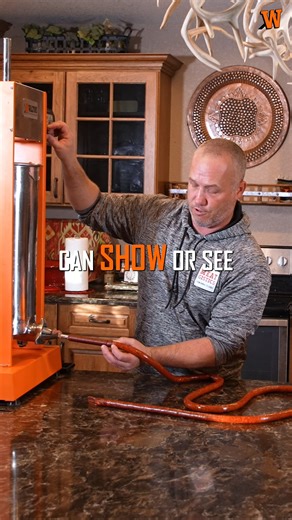 Snack sticks made easy! Our powerful 30 lb electric stuffer packs perfectly clean meat sticks in no time - no mess, no hassle, just smooth, speedy results. Check it out now! | Walton's Inc