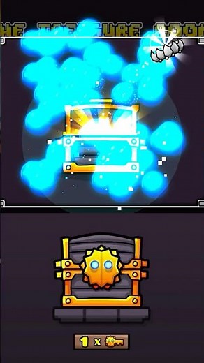 🛸🔑 NEW UFO UNLOCKED: Gold Key Chest Reward in Geometry Dash 2.2 | #geometrydash #geometrydashicons