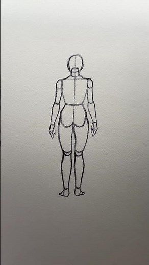 How to Draw a Woman’s Body ⭐️Tutorial⭐️ #art #drawing #draw #tutorial #howtodraw #women #anatomy
