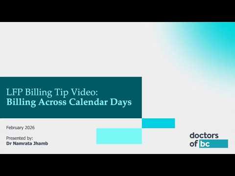 LFP Billing Tip: Billing Across Calendar Days