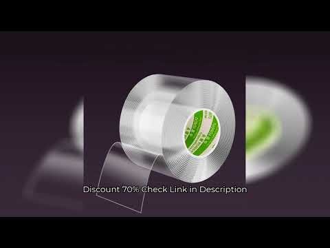 Nano single-sided adhesive, installation tape, detachable transparent tape for pasting items, househ