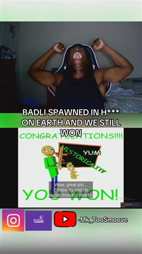 Mk_TooSmoove on Instagram: "WE ARE REVIVING BALIDS BASICS❤️‍🩹🙏🏾 #baldisbasics #funny #reels #streamer #reaction"