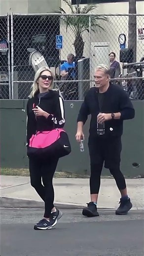 Dolph Lundgren With His Wife Going Home After A Hard Workout At Golds Gym💪 #dolphlundgren