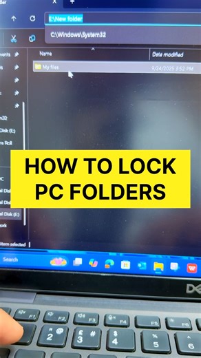 Ilyas Byahatti | Tech x Personal Branding Coach on Instagram: "How to lock your PC folders! #reelsvideoシ #drtechcto #windowskeyboardshortcuts #window11 #laptoptips #pctips #pctipsandtricks#"