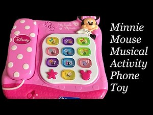 CLEMENTONI DISNEY MINNIE MOUSE Lights & Sound TOY TELEPHONE PLAY & LEARN PHONE