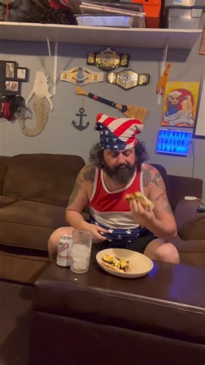 The Drunken Sailor 🍺⚓️ on Instagram: "Im not against Muslims. Im against Extreme Muslims that want to make me bow down to their God and way of living. Under Sharia Law, Bacon Wrapped Hot dogs would be “Haram” (Sinful and therefore Not allowed). Suck my Dick to all yall bitches if you think im Giving up Hot Dogs 🌭wrapped in Bacon, BBQ Pork Ribs 🍖, Al Pastor Tacos 🌮, Pepperoni Pizza 🍕. If I want to Eat Pork 🐖, Im gonna do it cause I am an American and it is my Inalienable Right to do so. Y’a