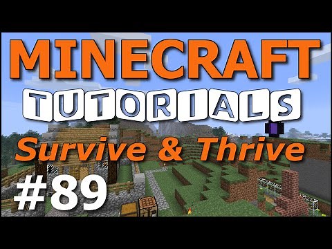 Minecraft Tutorials - E89 Ender Dragon and Egg! (Survive and Thrive Season 7)
