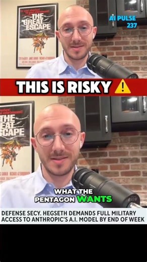 Pentagon Wants Unrestricted AI?! The Risk Explained in 60 Seconds ⚠️