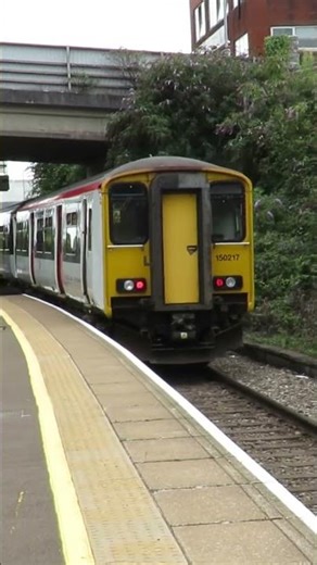 TfW class 150 departs Bridgend for Caerphilly #train #tfw #rail
