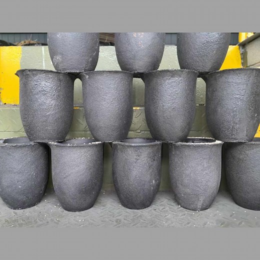[Hot Item] Small Size 10# Refractory Crucible High Temperature Resistance Silicon Carbide Graphite Crucible with Mouth for Molten Copper Aluminum Melting