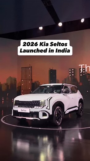 MotorBeam on Instagram: "New Kia Seltos unveiled! Now 40 mm longer, 80 mm longer wheelbase, and 30 mm wider for more space and presence. Up front, you get ice-cube LED projection headlamps, LED fog lamps, and at the rear, sleek connected LED tail-lamps with a hidden rear wiper. Riding on 18-inch alloys with automatic flush door handles. Inside, the showstopper is the 30-inch dual-display setup (S’yros-style) with integrated AC controls, dual-zone climate, and a steering wheel inspired by the EV6