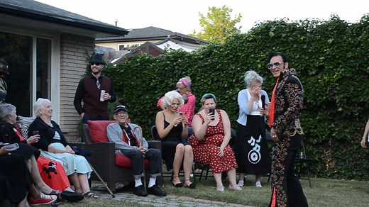 Happy Birthday to this wonderful lady Chris! I felt right at home at this party, all my people were there! Marylin, JFK, Jackie O. Sam Cooke, a few Sock Hops, James Dean, even the milk delivery man came and many others! Good times. Thank you(Thank you very much)for having me! Cameron Michael Caton Singing Elvis's Treat Me Nice🎙👑⚡ | 𝐂𝐨𝐯𝐢𝐝-𝐄𝐥𝐯𝐢𝐬