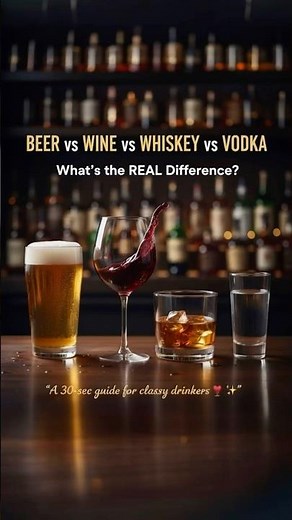 How Wine, Whiskey & Vodka Really Differ | Process Explained #wineandwhisk