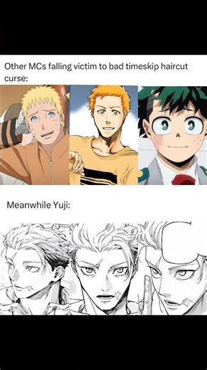 When Other Anime MC Timeskip Haircut Curse😶 Face-Off But 83 Yuji is STILL in His Prime 🤯