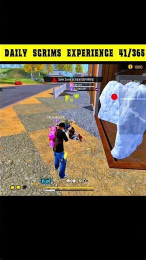 Daily Scrims Experience 41/365 🎯 Esports Beginner Sniper Player Tamil #freefire #ffesports