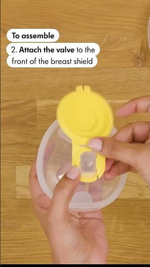 How to Assemble Medela's Hands-free Collection Cups