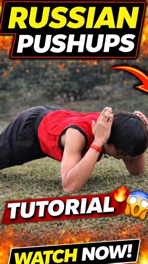Advanced Pushup You Must Try! (Russian Style) #shorts #youtubeshorts #calisthenics #power