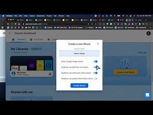 Book Creator: Create a new library & Share Invite Code