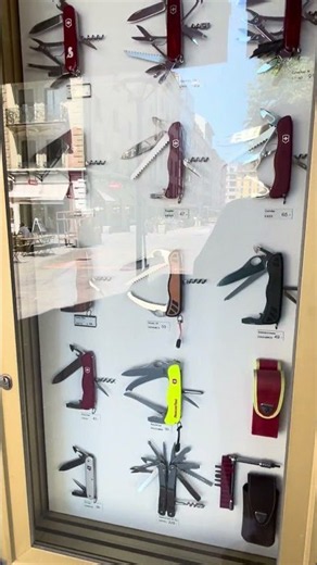 Ultimate Souvenir: I Geneva Street Find: Swiss Army Knives 🇨🇭 🔪 #SwissArmyKnife