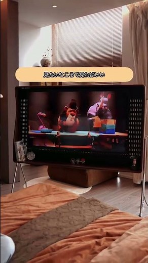 【動かせてレイアウト自在】キャスター付きテレビスタンド #homedecor#リビング収納,#ウォールナット,#テレビ台,#キャスター付き,#木製家具,#寝室インテリア,#楽天アサヒ無線