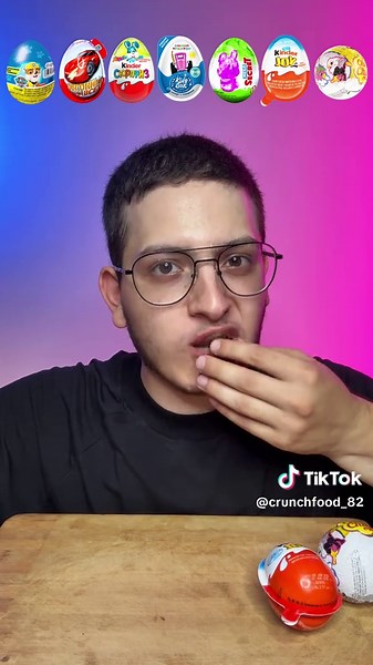 ASMR Chocolate Surprise Egg Mukbang Experience