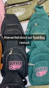 @kyndbags x @denverrollerderby ✨RESTOCK✨ ✨Kynd Bags has graciously provided us with more cross body bags and fanny packs just in time for the holidays. Come check out the new colors (I see you gold and camo logos!) at our bout this Saturday, December 9th. ✨Also, as always check out @kyndbags on instagram and Etsy for custom bags, shirts, charms, and earrings #kyndbags #rollerskating #rollerskates #rollerderbylove #rollerderby #denverrollerderby #skatelife #denverhappenings #denverevents #denverh