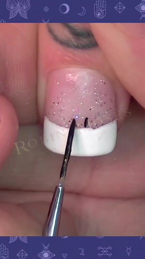 These bat nails are PERFECT for anyone looking forward to Halloween!!! 🦇🦇🦇 #batnails #halloweennails #nailart #fallnails #frenchtip #spookyseason #spookynails | Robin Moses Nail Art