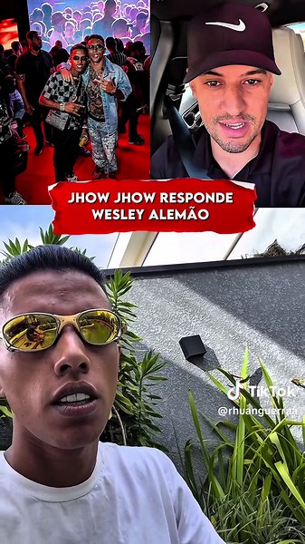 Conflito entre Wesley Alemão e Jhow Jhow em Vídeo