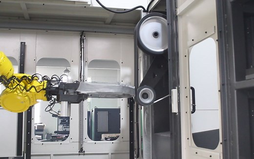 机器人打磨机器人：仓储机器人底座去毛刺自动化实例