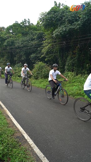 7.8K views · 46 reactions | Goa Tourism, together with TTAG, SKAL International Goa, Yuva Tourism Clubs, and Cycling Zens, hosted an electric bicycle tour through the tranquil trails of Chorao Island — celebrating sustainable travel and mindful ways of experiencing Goa’s natural charm. #GoaTourism #RegenerativeTourism #WorldTourismDay #TourismSustainsGoa #GlowOnArrival #TourismandSustainableTransformation #Goa | Goa Tourism Department | Facebook