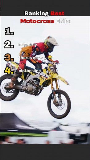 Ranking Best Motocross Fails #fails #funny #shorts